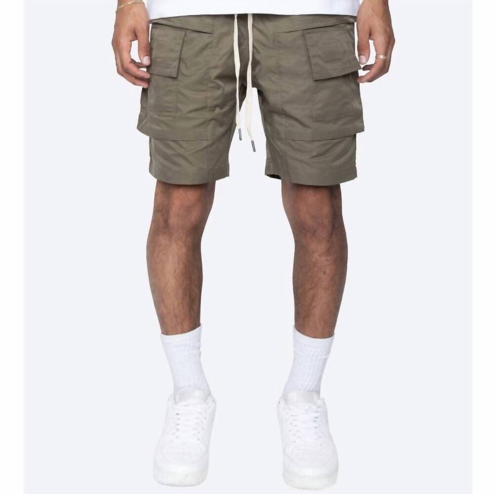 NEW EPTM shinobi cargo pocket shorts in olive